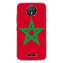 TPU0MOTOCPLUSDRAPMAROC - Coque souple pour Motorola Moto C Plus avec impression Motifs drapeau du Maroc