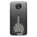 TPU0MOTOCPLUSMAINDOIGT - Coque souple pour Motorola Moto C Plus avec impression Motifs doigt d'honneur
