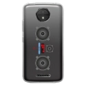 TPU0MOTOCPLUSMP3 - Coque souple pour Motorola Moto C Plus avec impression Motifs lecteur MP3