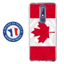TPU0NOKIA51DRAPCANADA - Coque souple pour Nokia 5-1 avec impression Motifs drapeau du Canada