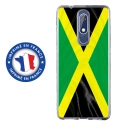 TPU0NOKIA51DRAPJAMAIQUE - Coque souple pour Nokia 5-1 avec impression Motifs drapeau de la Jamaïque