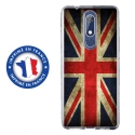 TPU0NOKIA51DRAPUKVINTAGE - Coque souple pour Nokia 5-1 avec impression Motifs drapeau UK vintage