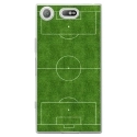 TPU0XZ1COMPTERRAINFOOT - Coque souple pour Sony Xperia XZ1 Compact avec impression Motifs terrain de football