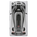 TPU0XZ1COMPVOITURE - Coque souple pour Sony Xperia XZ1 Compact avec impression Motifs voiture de course