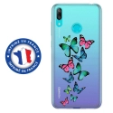 TPU0Y62019PAPILLONS - Coque souple pour Huawei Y6 (2019) avec impression Motifs papillons colorés