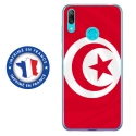 TPU0Y72019DRAPTUNISIE - Coque souple pour Huawei Y7 (2019) avec impression Motifs drapeau de la Tunisie