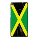 TPU1ASCENDP8DRAPJAMAIQUE - Coque Souple en gel noir pour Huawei Ascend P8 avec impression Motifs drapeau de la Jamaïque
