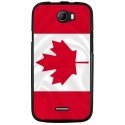 TPU1BARRYDRAPCANADA - Coque souple pour Wiko Barry avec impression Motifs drapeau du Canada