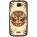 TPU1BARRYMASQUEAFRICAIN - Coque souple pour Wiko Barry avec impression Motifs masque africain