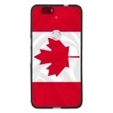 TPU1HNEXUS6PDRAPCANADA - Coque souple pour Huawei Nexus 6P avec impression Motifs drapeau du Canada