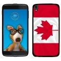 TPU1IDOL355DRAPCANADA - Coque Souple en gel pour Alcatel Idol 3 5,5 avec impression Motifs drapeau du Canada