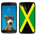 TPU1IDOL355DRAPJAMAIQUE - Coque Souple en gel pour Alcatel Idol 3 5,5 avec impression Motifs drapeau de la Jamaïque