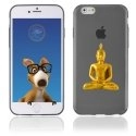 TPU1IPHONE6BOUDDHAOR - Coque Souple en gel pour Apple iPhone 6 avec impression bouddha or