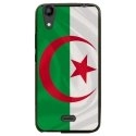 TPU1JAM4GDRAPALGERIE - Coque souple pour Wiko Rainbow Jam 4G avec impression Motifs drapeau de l'Algérie