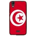 TPU1JAM4GDRAPTUNISIE - Coque souple pour Wiko Rainbow Jam 4G avec impression Motifs drapeau de la Tunisie