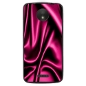 TPU1MOTOCSOIEROSE - Coque souple pour Motorola Moto C avec impression Motifs soie drapée rose