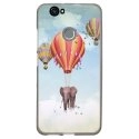 TPU1NOVAELEPHANT - Coque souple pour Huawei Nova avec impression Motifs éléphant dans les nuages