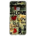 TPU1NOVALOVEVINTAGE - Coque souple pour Huawei Nova avec impression Motifs Love Vintage