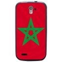 TPU1SFRTRAIL4DRAPMAROC - Coque souple pour SFR StarTrail 4 avec impression Motifs drapeau du Maroc