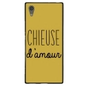 TPU1XA1ULTRACHIEUSEOR - Coque souple pour Sony Xperia XA1 Ultra avec impression Motifs Chieuse d'Amour or