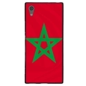 TPU1XA1ULTRADRAPMAROC - Coque souple pour Sony Xperia XA1 Ultra avec impression Motifs drapeau du Maroc