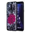 TPUA6PLUS-BIGFLOW - Coque souple Galaxy A6+ transparent grande fleur