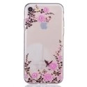 TPUIP7-PAPIFLOWERS - Coque souple motif fleurs et papillons pour iPhone 7 collection Lady-Soft