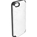 TR8CRASHBLANCIP5 - Coque DuoMat Glossy Blanc iPhone 5 Bi-matières pour une protection intégrale