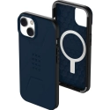UAG-IP14-CIVIOMALLARD - Coque UAG iPhone 14 série Civilian MagSafe antichoc coloris bleu mallard