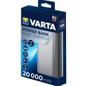 VARTA-20000GRIS - Batterie Powerbank VARTA de 20.000 mAh coloris gris Fast-Charge 18W