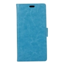WALLET-NOKIA31BLEU - Etui Nokia 3.1 type portefeuille bleu avec logements cartes