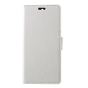 WALLET-NOKIA51BLANC - Etui Nokia 5.1 type portefeuille blanc avec logements cartes