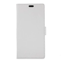 WALLET-NOKIA6BLANC - Etui Nokia 6 type portefeuille blanc avec logements cartes