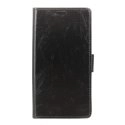 WALLETMOTOG4NOIR - Etui type portefeuille noir pour Motorola Moto-G4 rabat latéral articulé fonction 