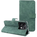 WALLTENDER-NOTE13PRO5GVER - Etui type portefeuille Xiaomi Redmi Note 13 Pro (5G) vert avec rabat latéral fonction stand