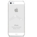 WDIP5FLECHBLANC - Coque White Diamonds avec des cristaux Swarovski Arrow Blancs iPhone 5