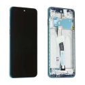 XIAOMI-LCDNOTE9PROBLEU - Ecran complet origine Xiaomi Redmi Note-9 Pro assemblé sur châssis bleu/gris