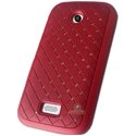 ZIRCO-LUM510-ROU - Coque rigide avec strass coloris rouge Nokia Lumia 510