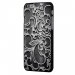 CPRN1IP6PLUSARABESQNOIR - Coque noire iPhone 6 Plus impression Motifs Arabesque noire
