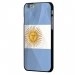 CPRN1IP6PLUSDRAPARG - Coque noire iPhone 6 Plus impression drapeau Argentine