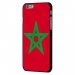 CPRN1IP6PLUSDRAPMAROC - Coque noire iPhone 6 Plus impression drapeau Maroc
