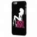 CPRN1IP6PLUSSEXYGIRLBLANCHE - Coque noire iPhone 6 Plus impression Femme assise Sexy Girl Blanche