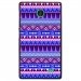 CPRN1NOKIAXAZTEQUEBLEUVIO - Coque rigide pour Nokia X avec impression Motifs aztèque bleu et violet