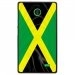 CPRN1NOKIAXDRAPJAMAIQUE - Coque rigide pour Nokia X avec impression Motifs drapeau de la Jamaïque