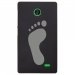 CPRN1NOKIAXPIED - Coque rigide pour Nokia X avec impression Motifs empreinte de pied