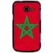 CPRN1S7390DRAPMAROC - Coque rigide Galaxy Trend Lite S7390 Impression drapeau Maroc