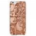 CRYSIP6PLUSARABESQUEBRONZE - Coque rigide pour Apple iPhone 6 Plus avec impression Motifs arabesque bronze