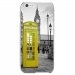 CRYSIP6PLUSCABINEUKJAUNE - Coque rigide pour Apple iPhone 6 Plus avec impression Motifs cabine téléphonique UK jaune