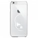 CRYSIP6PLUSCRANE - Coque rigide pour Apple iPhone 6 Plus avec impression Motifs crâne blanc
