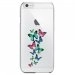 CRYSIP6PLUSPAPILLONS - Coque rigide pour Apple iPhone 6 Plus avec impression Motifs papillons colorés